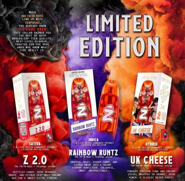 Buy The 10/10 Boys X Terphogz 1g Uk Buy The 10/10 Boys X Terphogz 1g UK