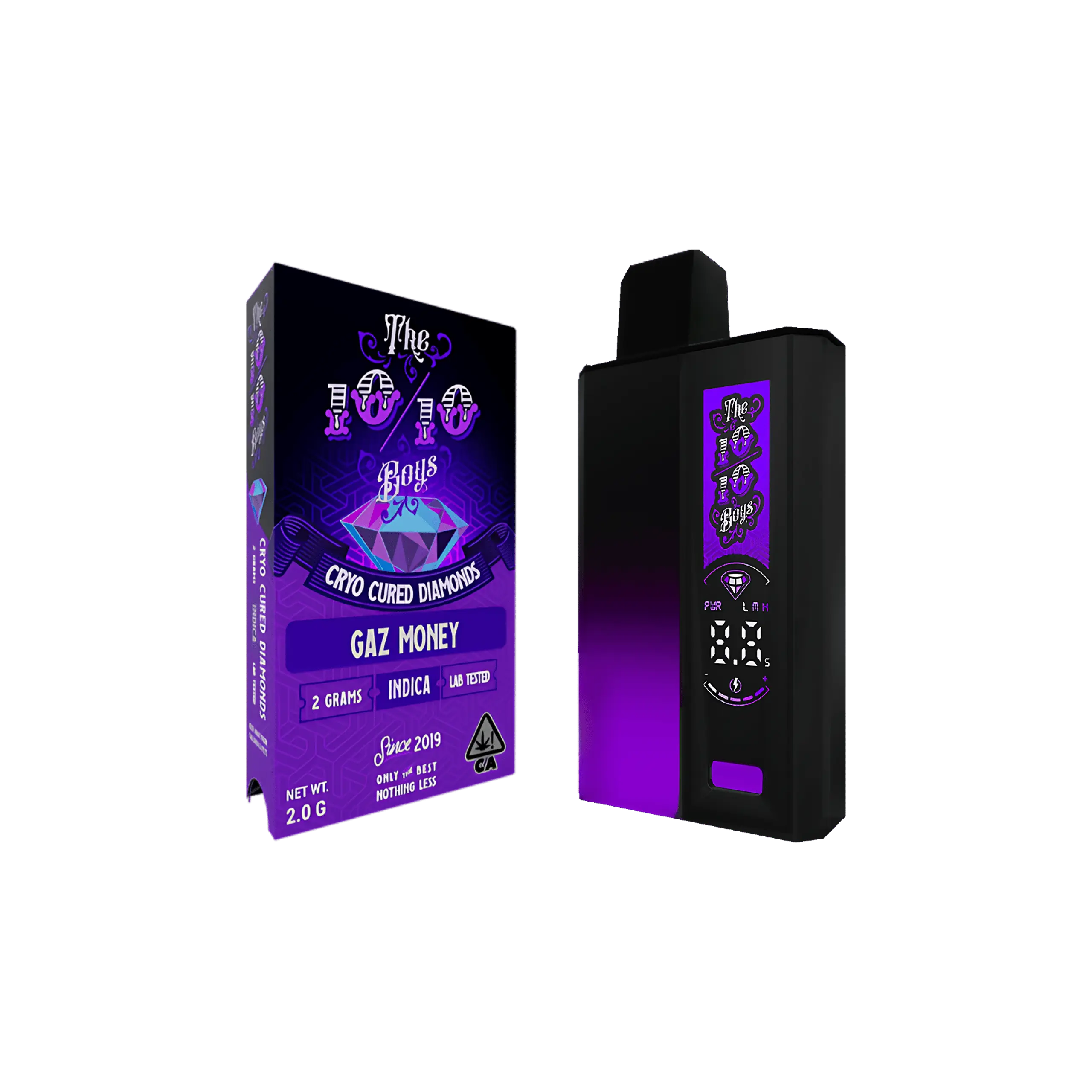 Buy The 10/10 Boys Gaz Money Cryo Cured 2g UK