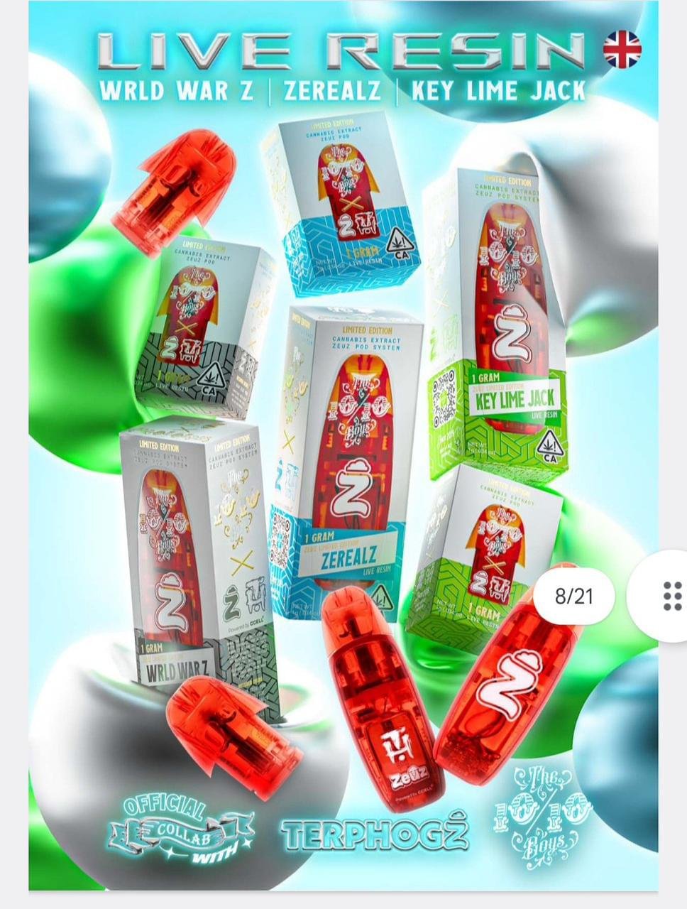 Buy The 10/10 Boys x Terphogz Live Resin UK